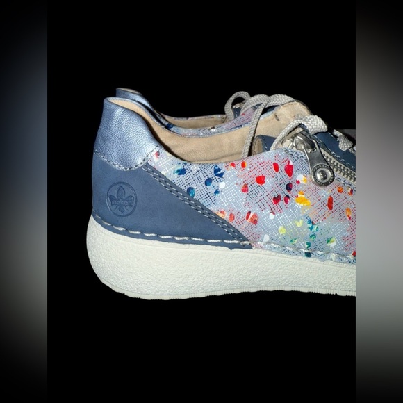 Women's Rieker Comfort & Style 50900 Angela Jeans/Ciel-Multi/Sky Size 42 - Picture 2 of 8